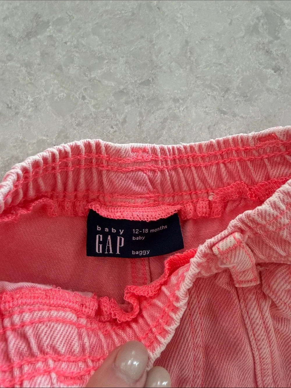 GAP Kids Coral Pink Corduroy Cargo Pants